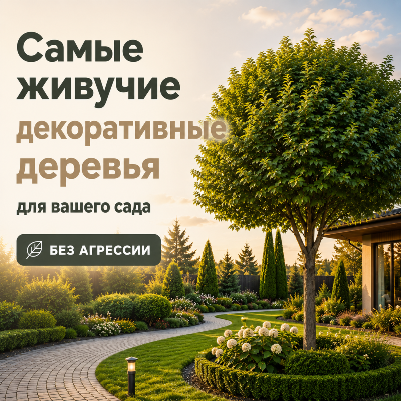 Самые живучие декоративные деревья для вашего сада