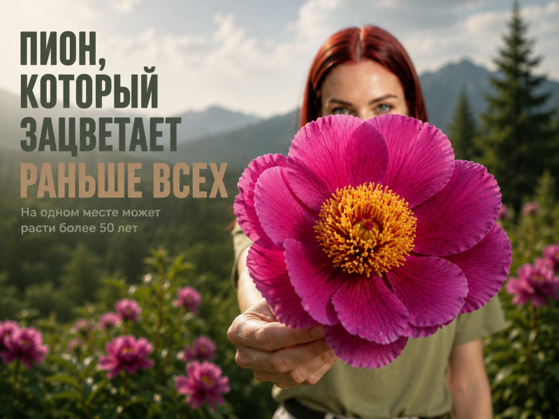 Этот редкий пион станет главной жемчужиной вашей коллекции!