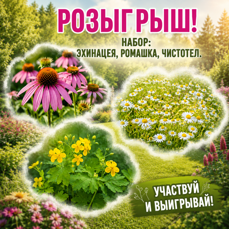 Разыгрываем аптекарский садик в ВКонтакте!