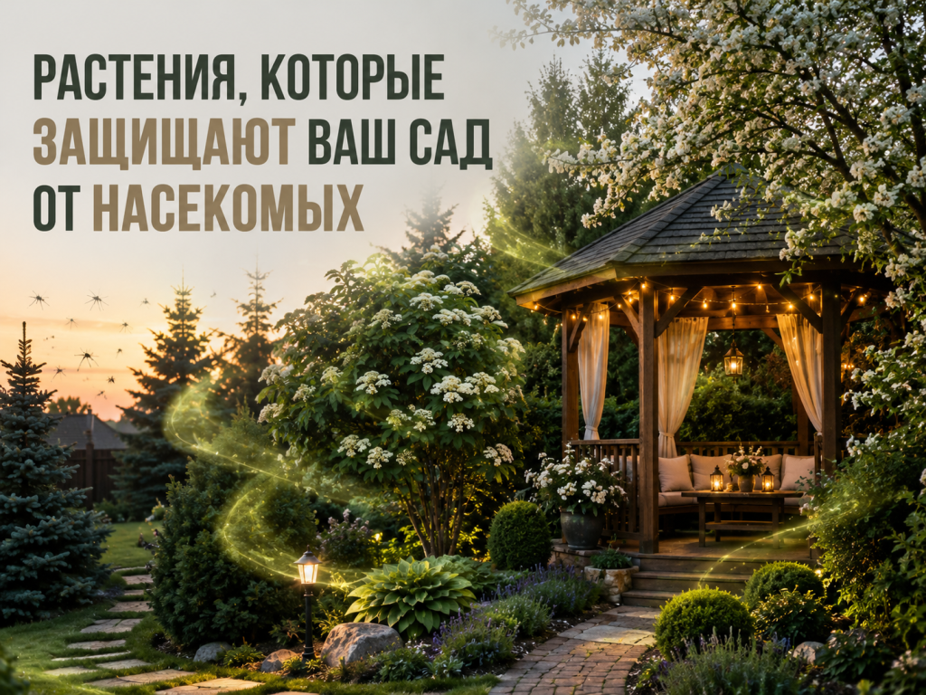 растения, которые отпугивают насекомых