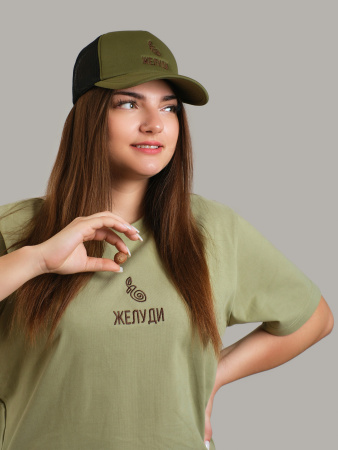 Футболка "Желуди", хакки